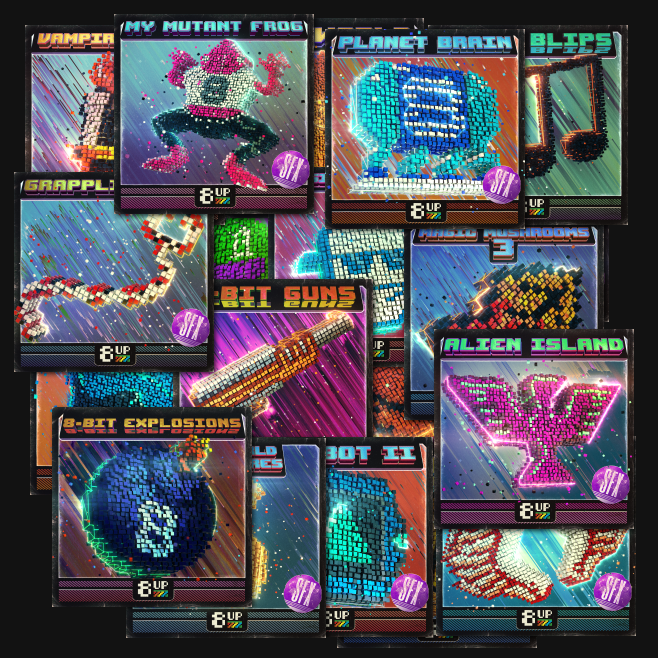 8UP | 8-Bit Sample Packs, Chiptune Instruments, Drum Kits & SFX