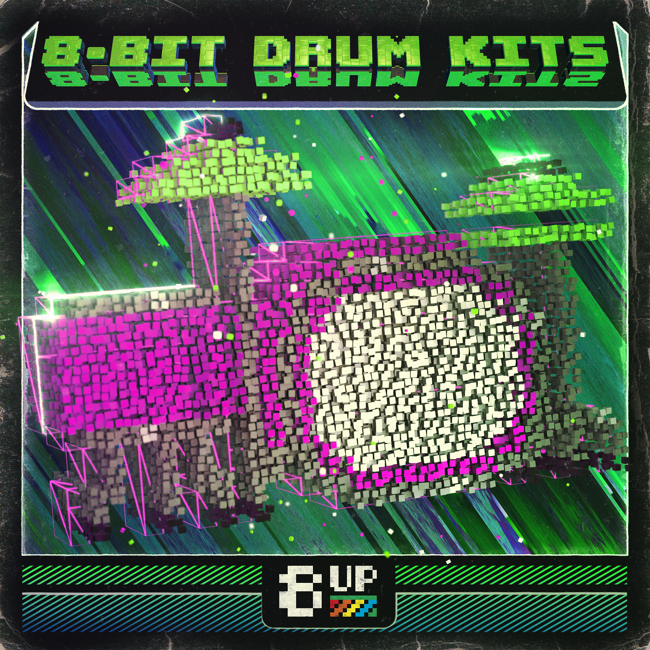8-Bit Drum Kits Packshot by 8UP