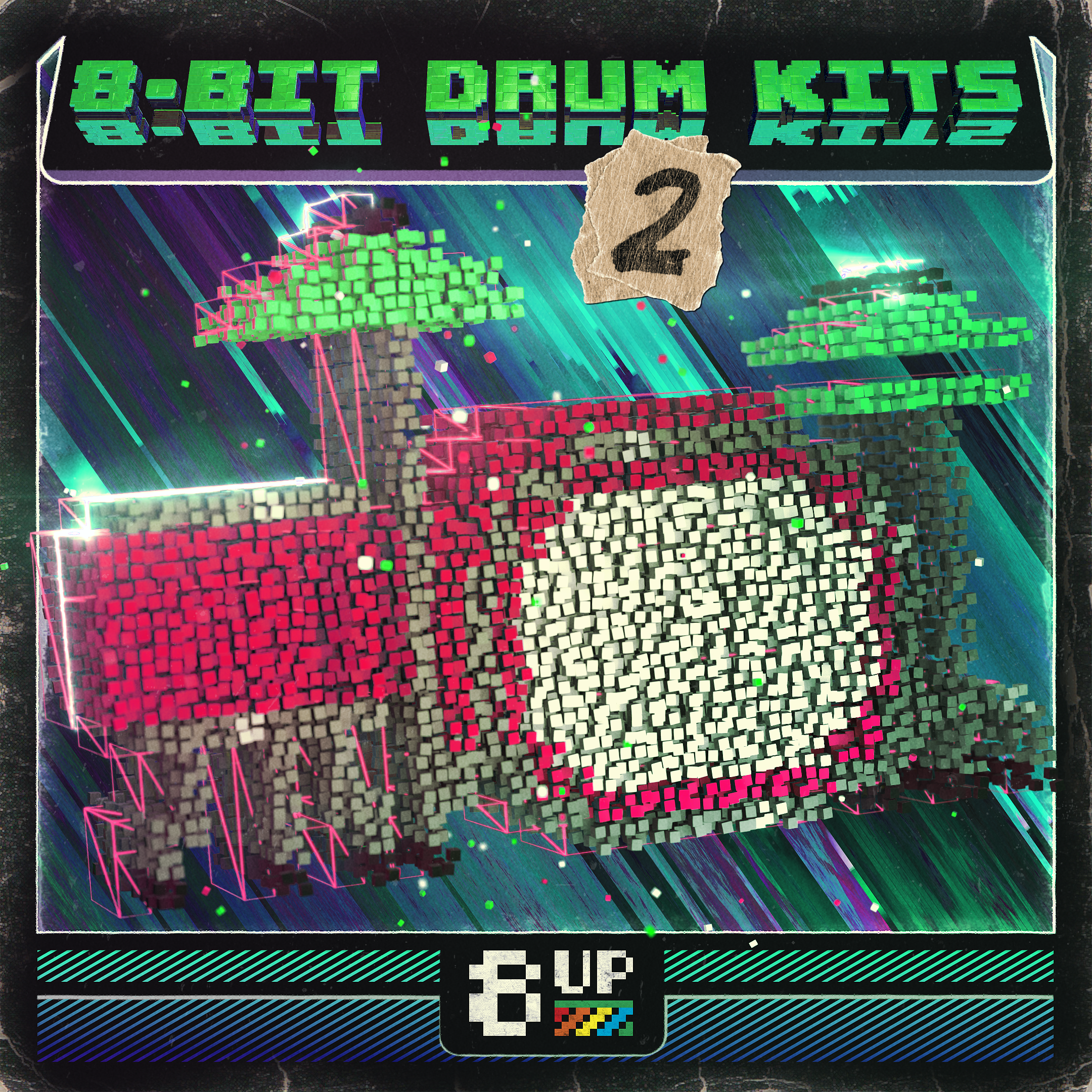 8-Bit Drum Kits 2 Packshot by 8UP