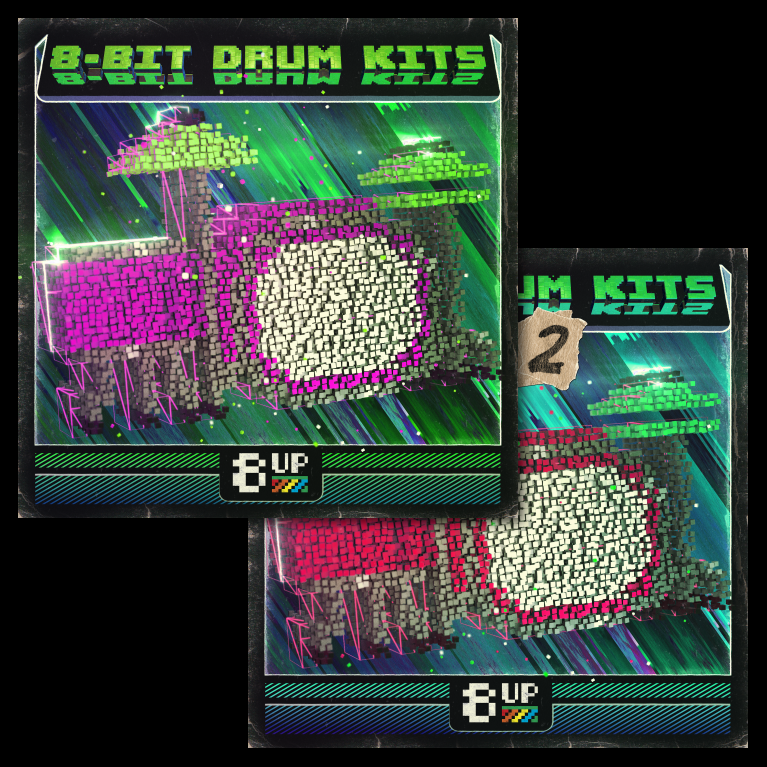 8-Bit Drum Kits Bundle Packshot by 8UP