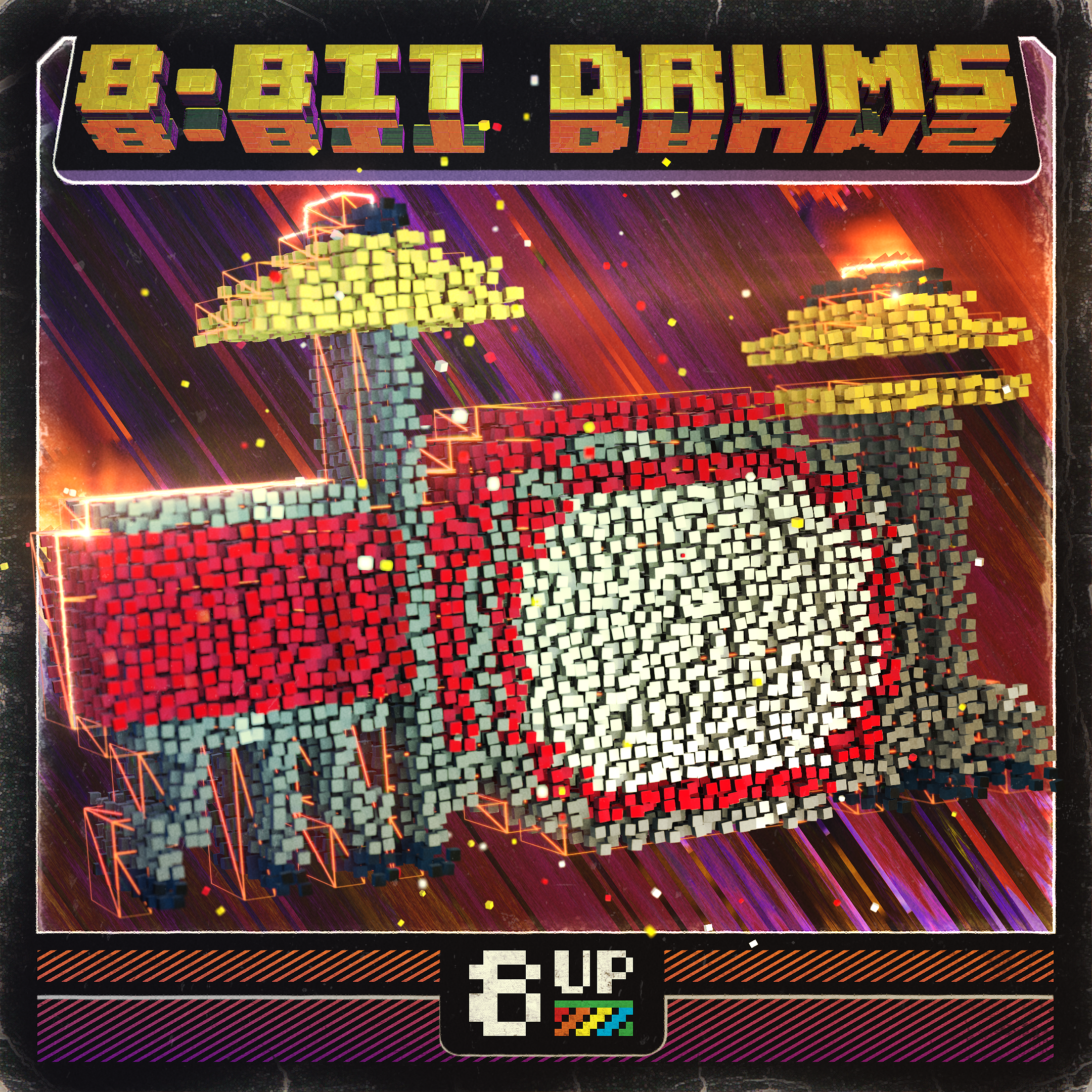 8-Bit Drums Packshot by 8UP