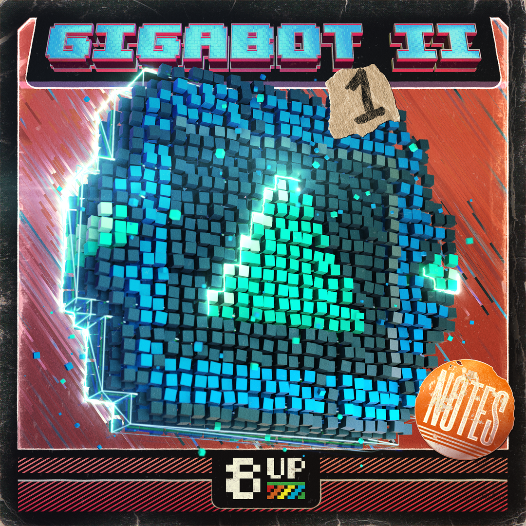 Gigabot 2 Notes 1 Packshot by 8UP