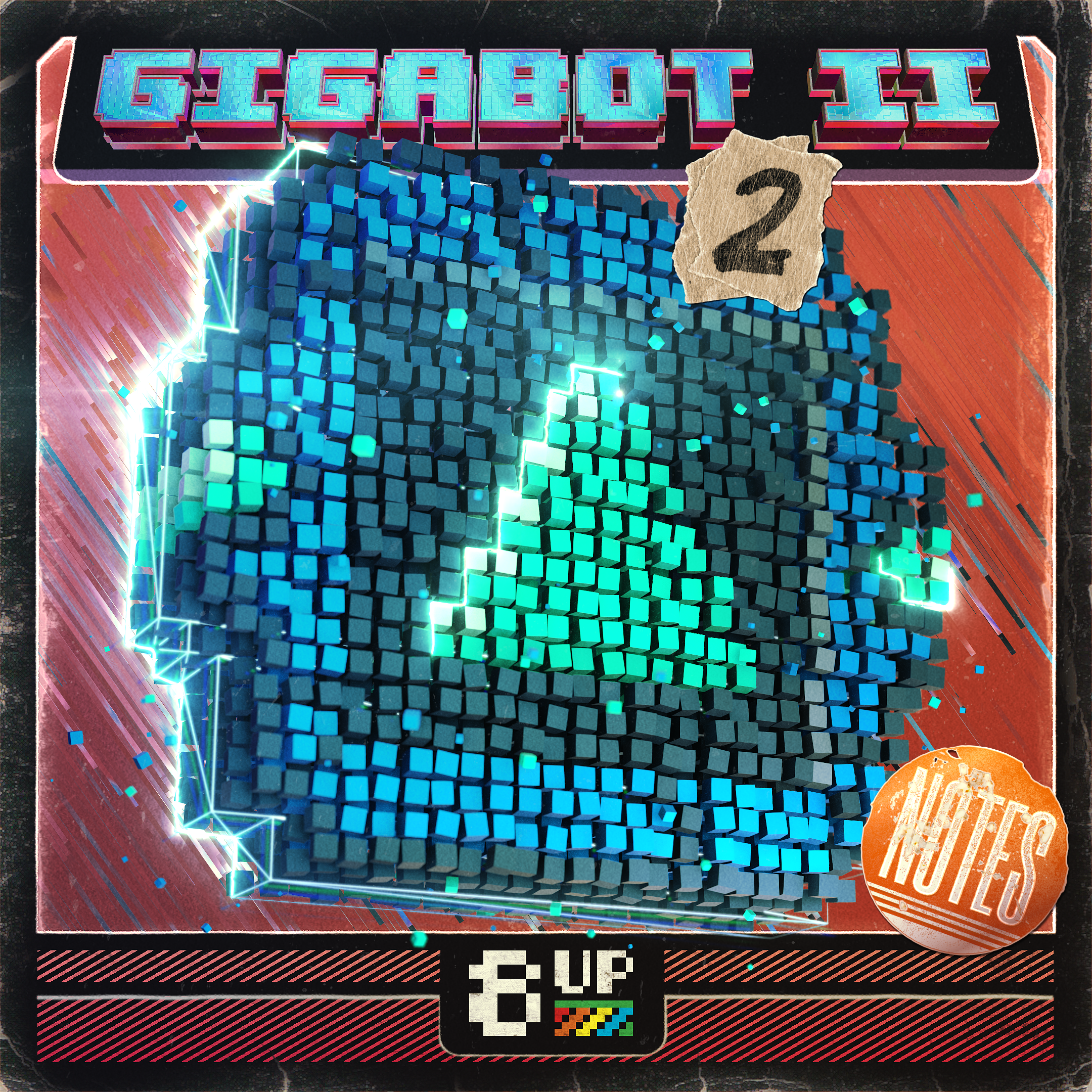 Gigabot 2 Notes 2 Packshot by 8UP