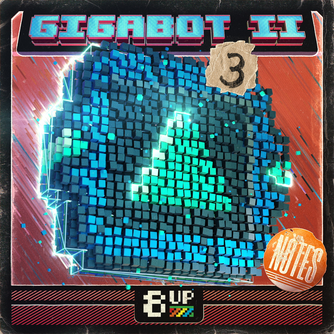 Gigabot 2 Notes 3 Packshot by 8UP