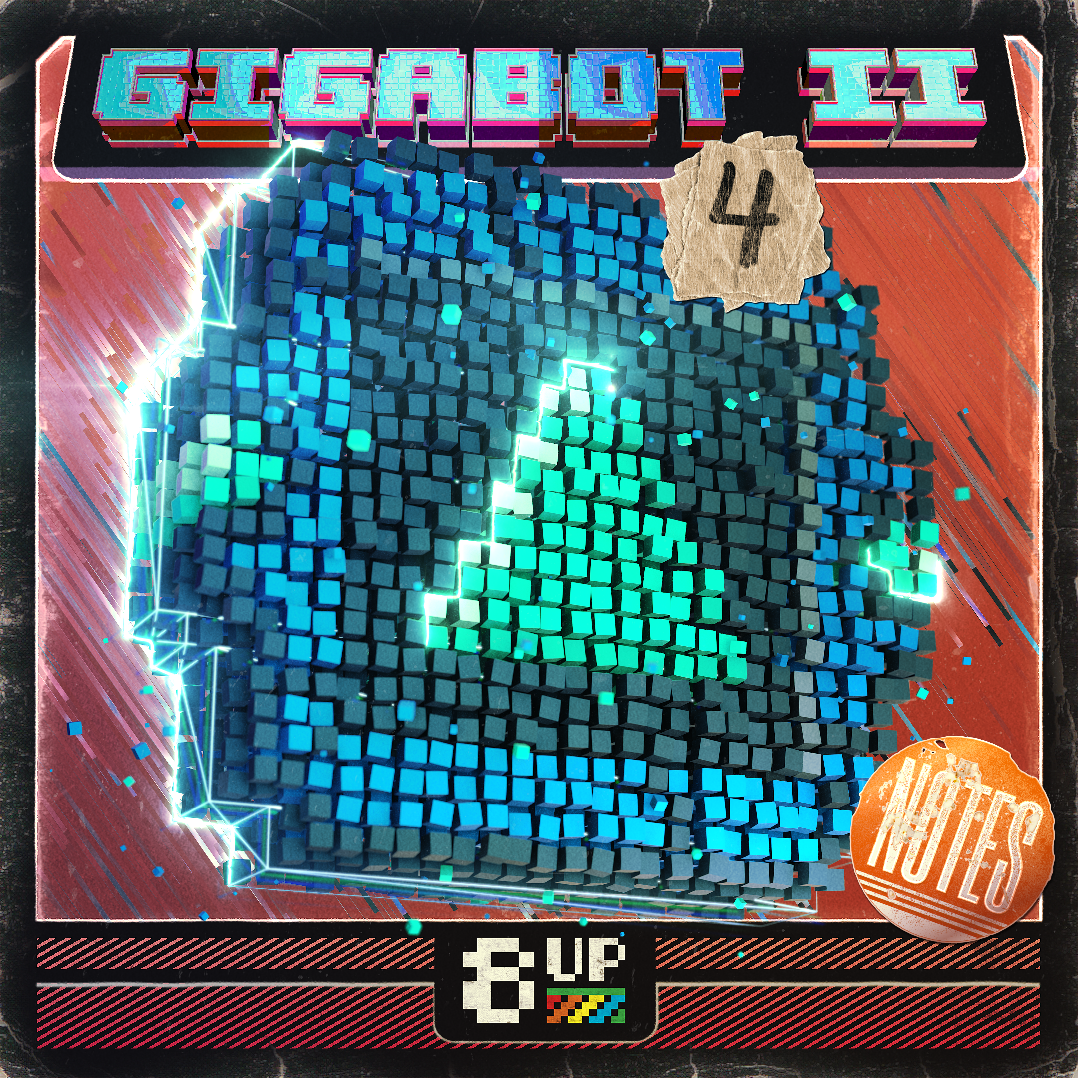 Gigabot 2 Notes 4 Packshot by 8UP
