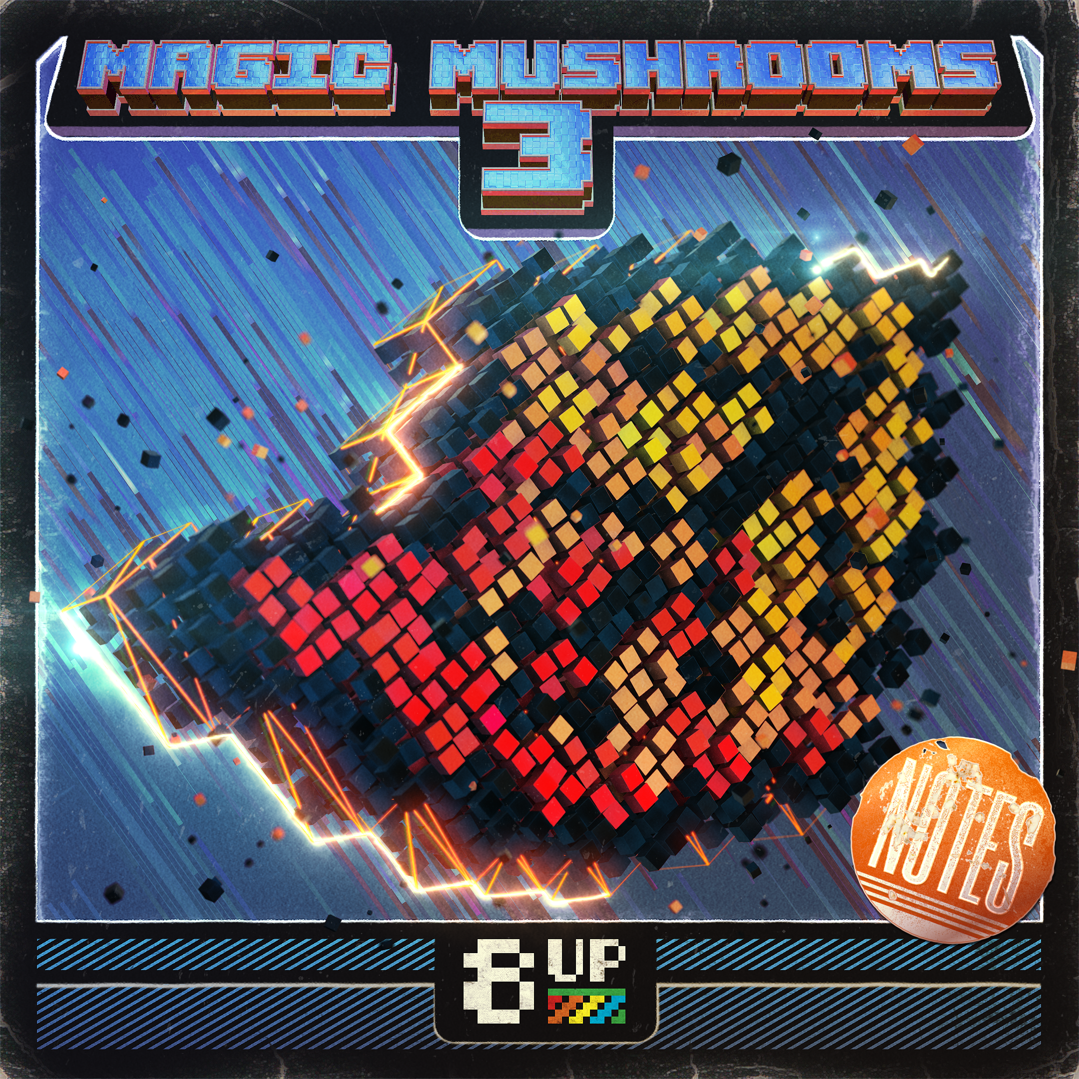 Magic Mushrooms 3 Notes Packshot by 8UP