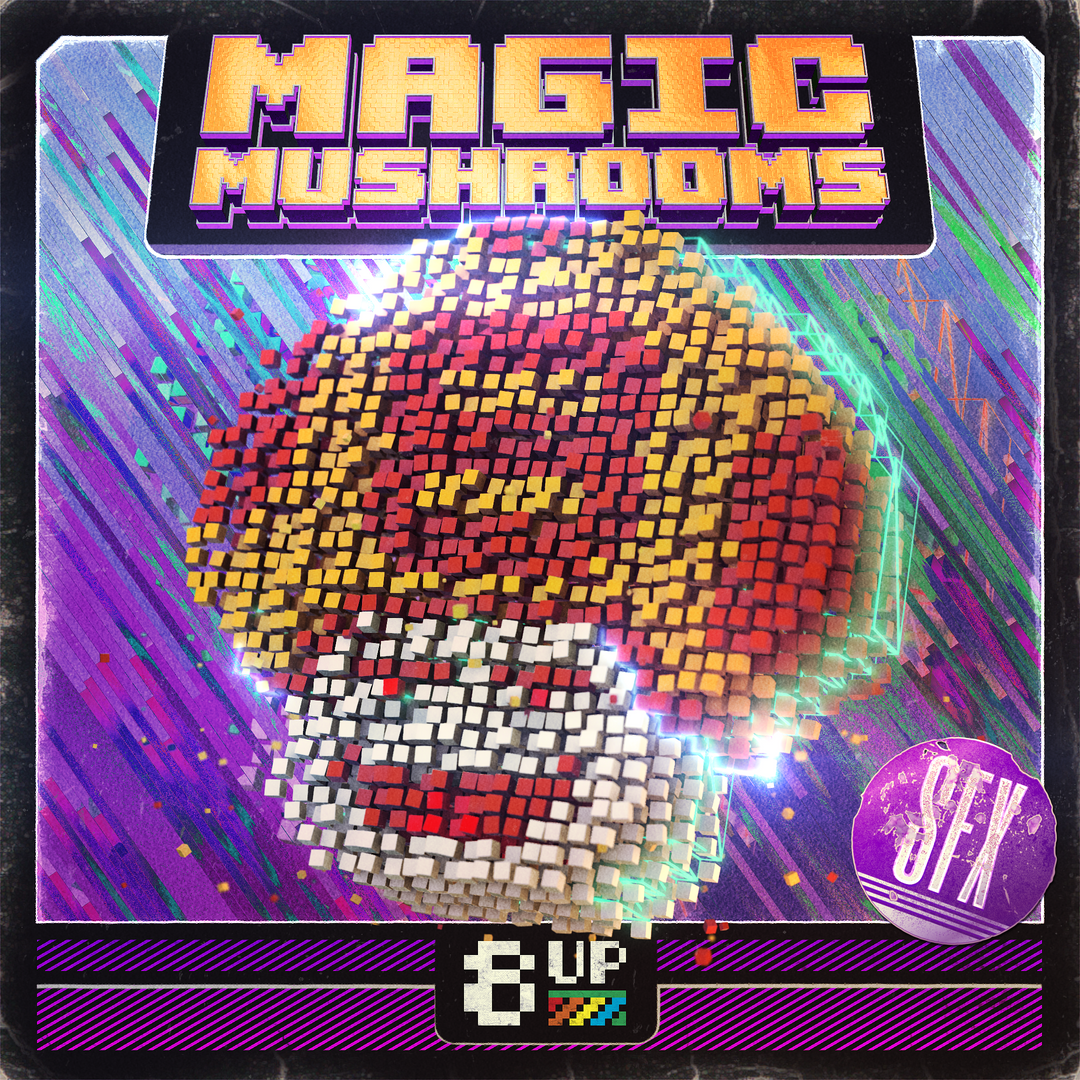 Magic Mushrooms Sound Effects Packshot by 8UP